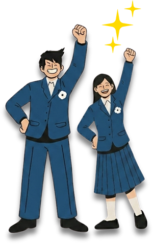 男女高校生イメージ